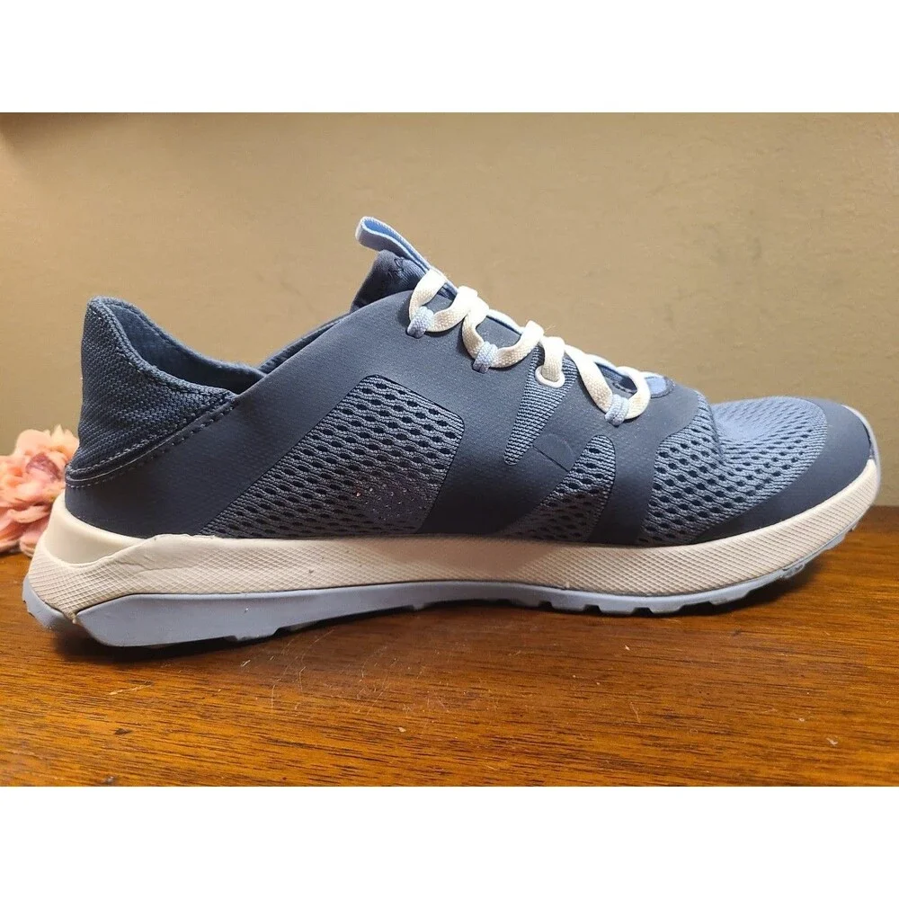 OluKai Huia Womens Athletic Slip On Sneakers Blue 20492-VNZC Size US 8.5 EU 38.5
